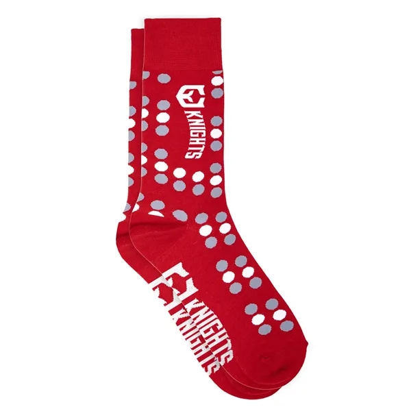 Full-color direct-to-garment printed socks, perfect for unique branding, no sublimation!... from ASI 45657 Pop! Promos