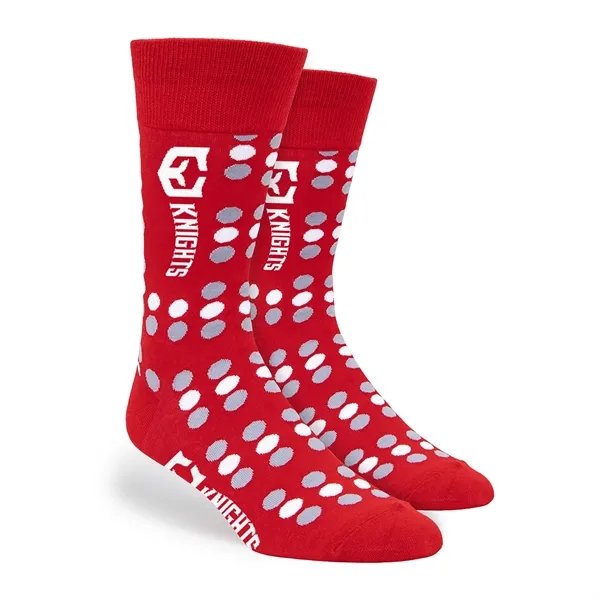 Full-color direct-to-garment printed socks, perfect for unique branding, no sublimation!... from ASI 45657 Pop! Promos