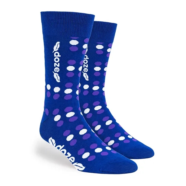 Full-color direct-to-garment printed socks, perfect for unique branding, no sublimation!... from ASI 45657 Pop! Promos