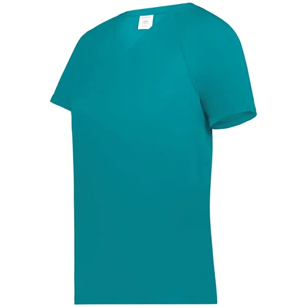 100% polyester ladies' t-shirt with moisture wicking and True Hue technology... from ASI 37461 Augusta Sportswear