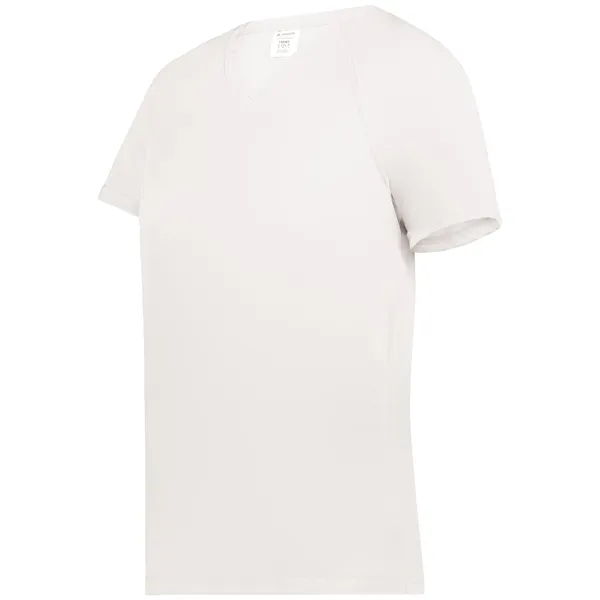 100% polyester ladies' t-shirt with moisture wicking and True Hue technology... from ASI 37461 Augusta Sportswear