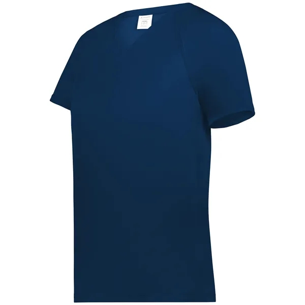 100% polyester ladies' t-shirt with moisture wicking and True Hue technology... from ASI 37461 Augusta Sportswear