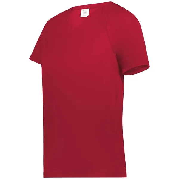 100% polyester ladies' t-shirt with moisture wicking and True Hue technology... from ASI 37461 Augusta Sportswear