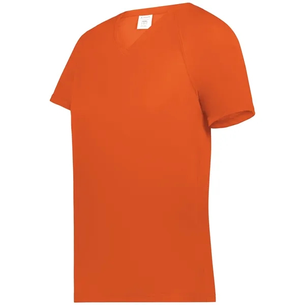 100% polyester ladies' t-shirt with moisture wicking and True Hue technology... from ASI 37461 Augusta Sportswear