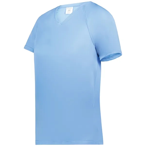 100% polyester ladies' t-shirt with moisture wicking and True Hue technology... from ASI 37461 Augusta Sportswear
