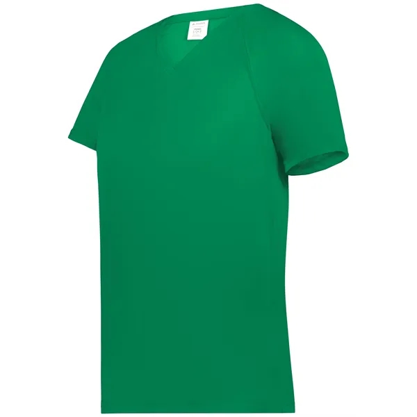 100% polyester ladies' t-shirt with moisture wicking and True Hue technology... from ASI 37461 Augusta Sportswear