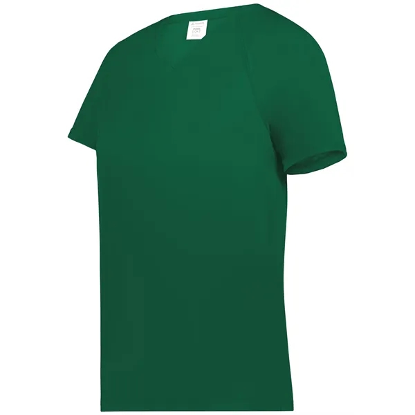 100% polyester ladies' t-shirt with moisture wicking and True Hue technology... from ASI 37461 Augusta Sportswear