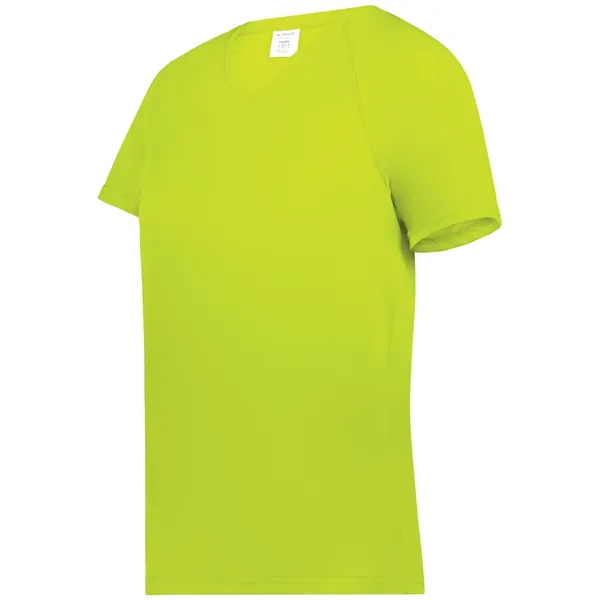100% polyester ladies' t-shirt with moisture wicking and True Hue technology... from ASI 37461 Augusta Sportswear