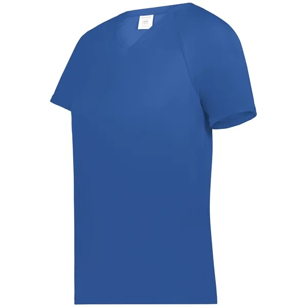 100% polyester ladies' t-shirt with moisture wicking and True Hue technology... from ASI 37461 Augusta Sportswear