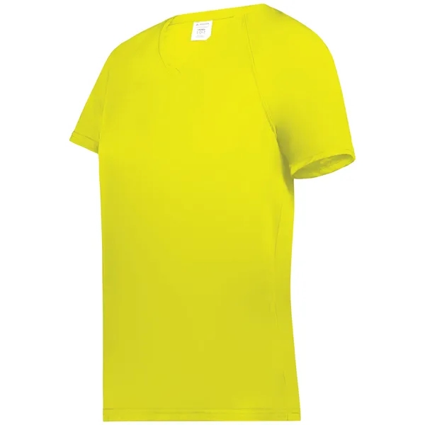 100% polyester ladies' t-shirt with moisture wicking and True Hue technology... from ASI 37461 Augusta Sportswear