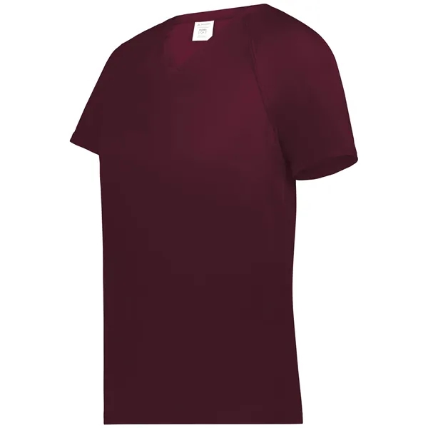 100% polyester ladies' t-shirt with moisture wicking and True Hue technology... from ASI 37461 Augusta Sportswear