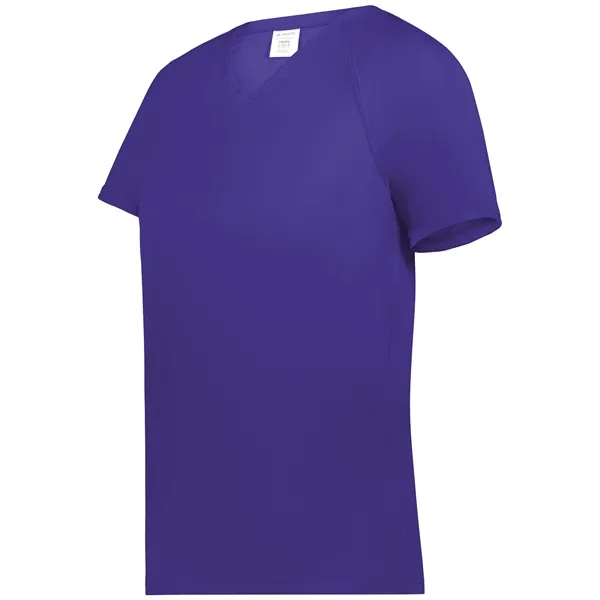 100% polyester ladies' t-shirt with moisture wicking and True Hue technology... from ASI 37461 Augusta Sportswear