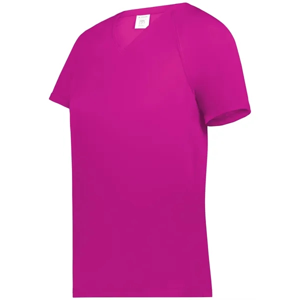 100% polyester ladies' t-shirt with moisture wicking and True Hue technology... from ASI 37461 Augusta Sportswear