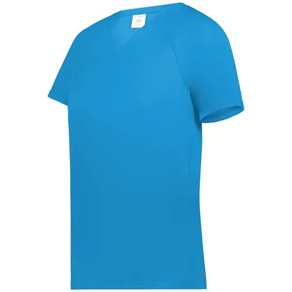100% polyester ladies' t-shirt with moisture wicking and True Hue technology... from ASI 37461 Augusta Sportswear