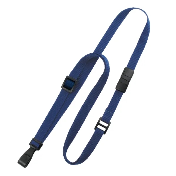 Versatile custom silkscreen lanyard adjusts to fit everyone from children to... from ASI 79898 Promovision / PROMOVISION