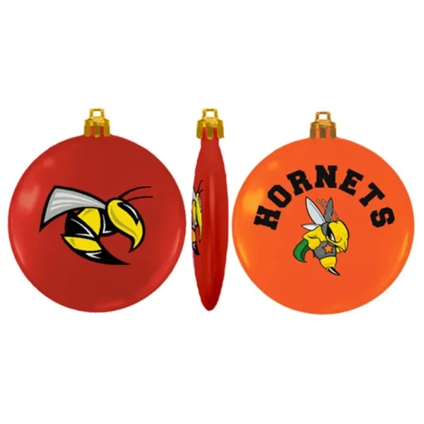 3" flat and round shatterproof ornament with glossy finish.... from ASI 55675 Galaxy Balloons Inc / Galactic Fun Time Line