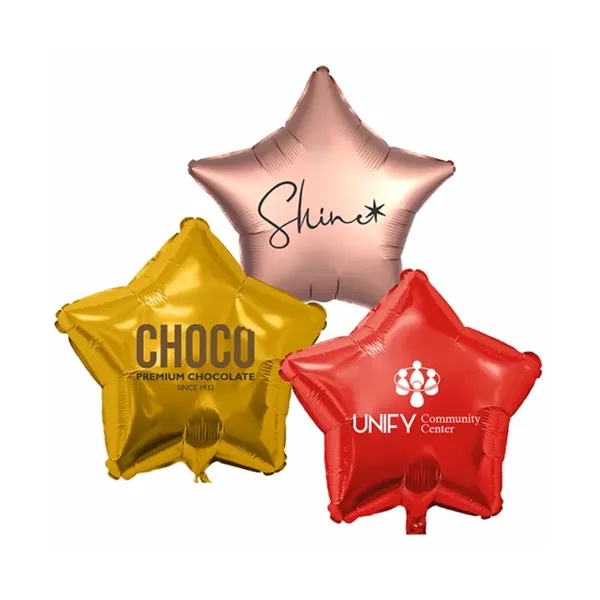 17" star shaped foil balloon with a self-sealing valve; offered in... from ASI 55675 Galaxy Balloons Inc / Galactic Fun Time Line