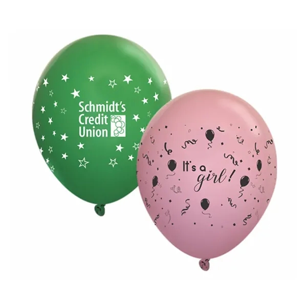 11" latex wrap balloon with customization.... from ASI 55675 Galaxy Balloons Inc / Galaxy Balloons Inc