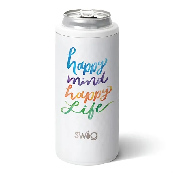 Swig® 12 oz. Golf Partee Skinny Can Cooler, Full Color Digi... from ASI 30270 Aakron Line