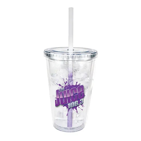 16 oz. Victory Acrylic Tumbler With Mood™ Straw, Full Colo... from ASI 30270 Aakron Line