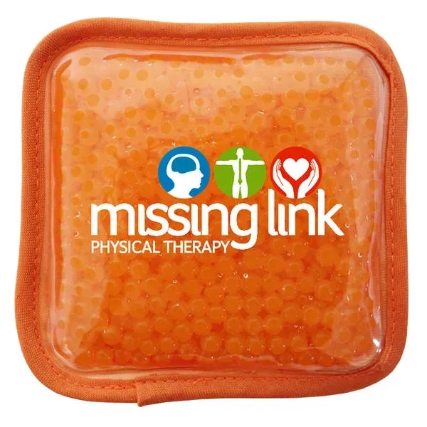 Plush Square Gel Bead Hot/Cold Pack, Full Color Digital... from ASI 30270 Aakron Line