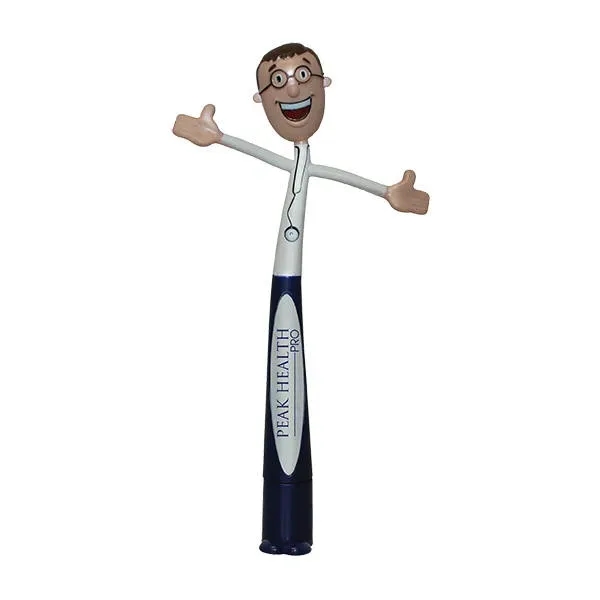 Health Care Professional Bend-A-Pen - Male... from ASI 30270 Aakron Line