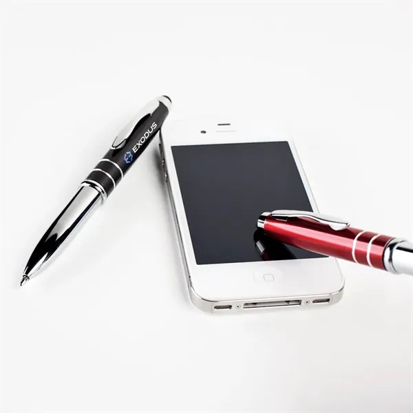 Stylus pen with LED flashlight.... from ASI 31517 Admart Products / Admart Line