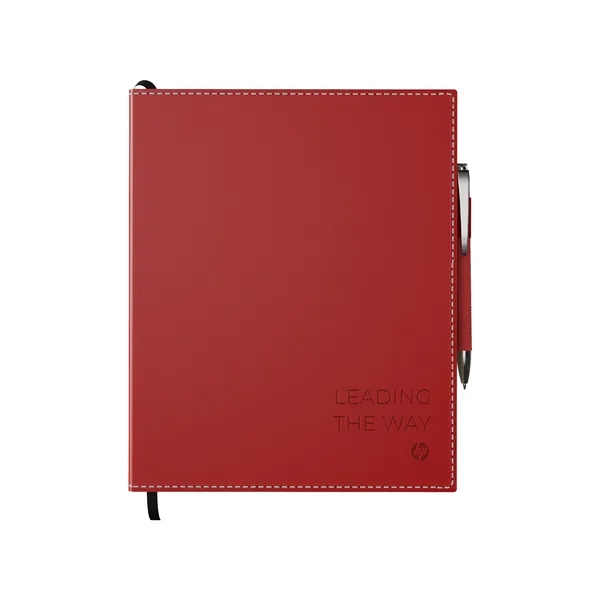 Combo includes ST4671 Bradford softcover 8 x 10 non-refillable, perfect-bound journal... from ASI 88660 Spector & Co.