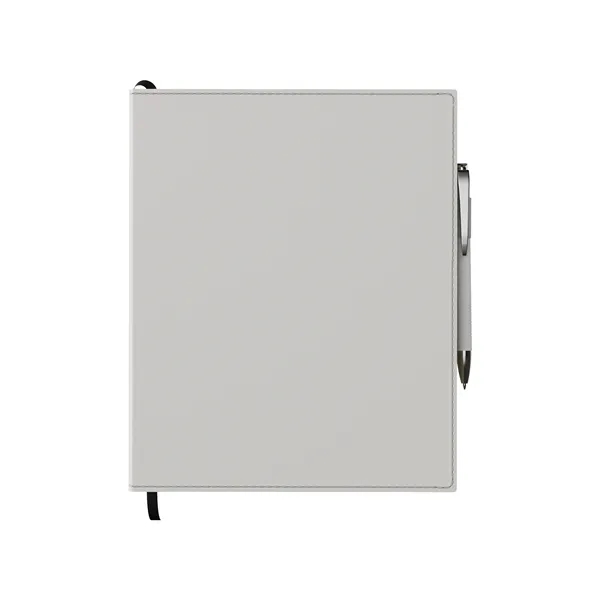 Combo includes ST4671 Bradford softcover 8 x 10 non-refillable, perfect-bound journal... from ASI 88660 Spector & Co.