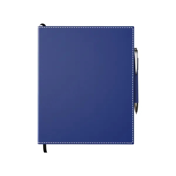 Combo includes ST4671 Bradford softcover 8 x 10 non-refillable, perfect-bound journal... from ASI 88660 Spector & Co.