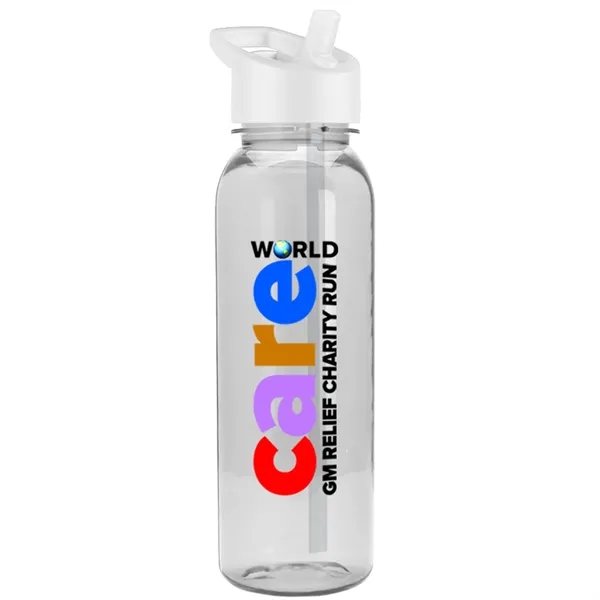24 Oz. Bottle with Flip Straw - Digital Imprint... from ASI 55990 Garyline