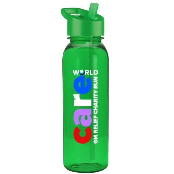 24 Oz. Bottle with Flip Straw - Digital Imprint... from ASI 55990 Garyline
