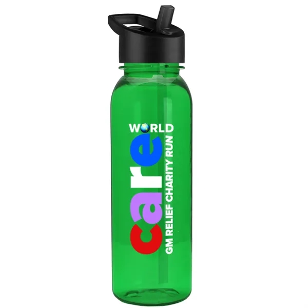 24 Oz. Bottle with Flip Straw - Digital Imprint... from ASI 55990 Garyline