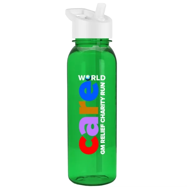 24 Oz. Bottle with Flip Straw - Digital Imprint... from ASI 55990 Garyline