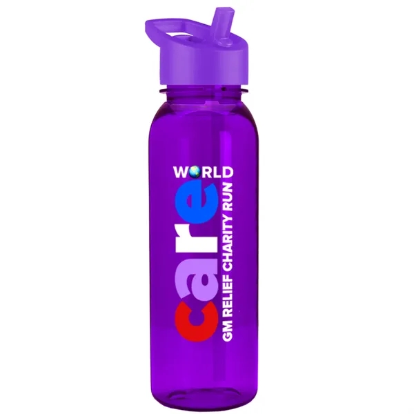 24 Oz. Bottle with Flip Straw - Digital Imprint... from ASI 55990 Garyline