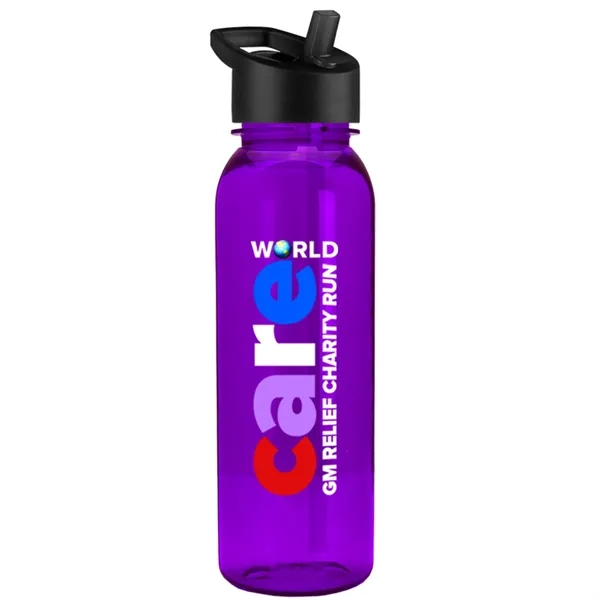 24 Oz. Bottle with Flip Straw - Digital Imprint... from ASI 55990 Garyline