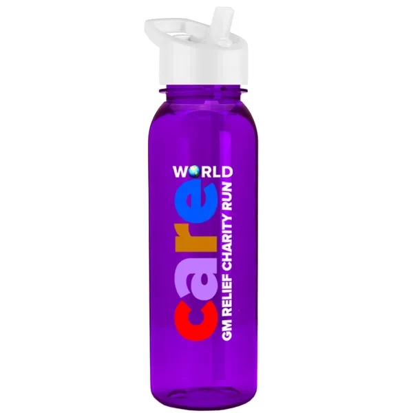 24 Oz. Bottle with Flip Straw - Digital Imprint... from ASI 55990 Garyline