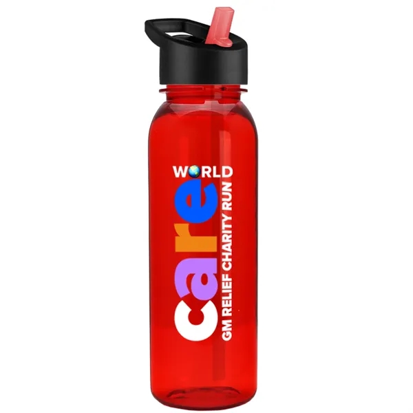 24 Oz. Bottle with Flip Straw - Digital Imprint... from ASI 55990 Garyline