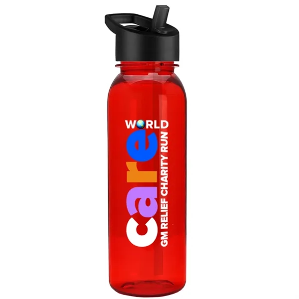 24 Oz. Bottle with Flip Straw - Digital Imprint... from ASI 55990 Garyline