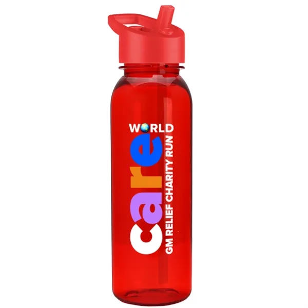 24 Oz. Bottle with Flip Straw - Digital Imprint... from ASI 55990 Garyline