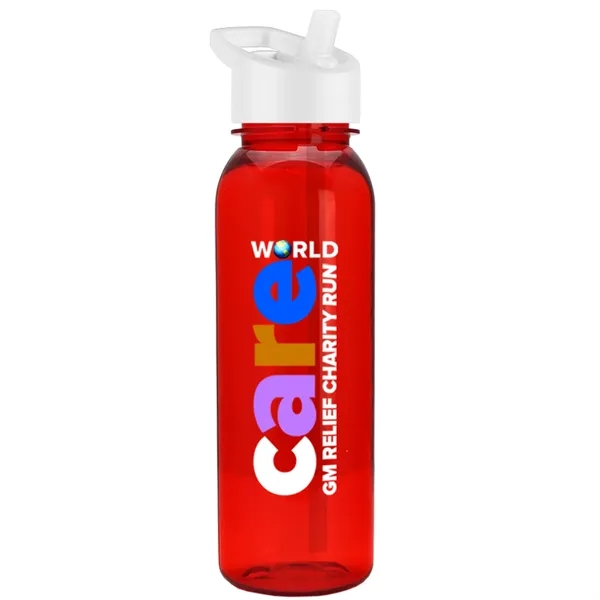 24 Oz. Bottle with Flip Straw - Digital Imprint... from ASI 55990 Garyline