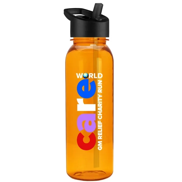 24 Oz. Bottle with Flip Straw - Digital Imprint... from ASI 55990 Garyline