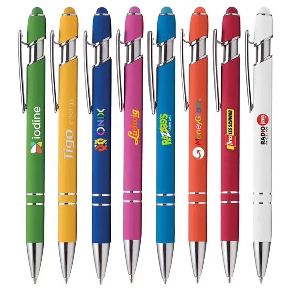 Rainbow Rubber Stylus Pen... from ASI 31517 Admart Products / Admart Line