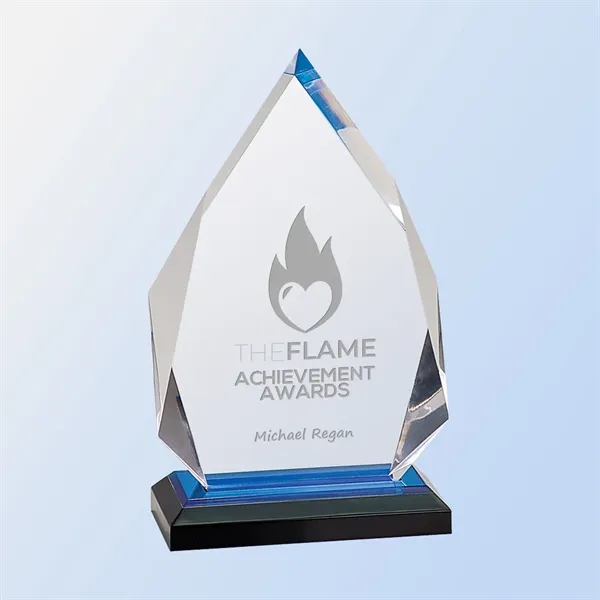 Acrylic Blue Teardrop Award... from ASI 31517 Admart Products / Admart Line