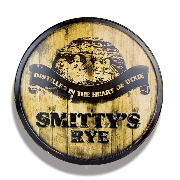 16" circular sign made from recycled aluminum with two holes for... from ASI 50120 Dixie Seal & Stamp Co Inc / Dixiline