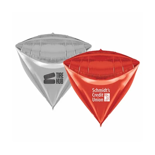 Diamond shaped 3D foil balloon with customization and many color options.... from ASI 55675 Galaxy Balloons Inc / Galactic Fun Time Line