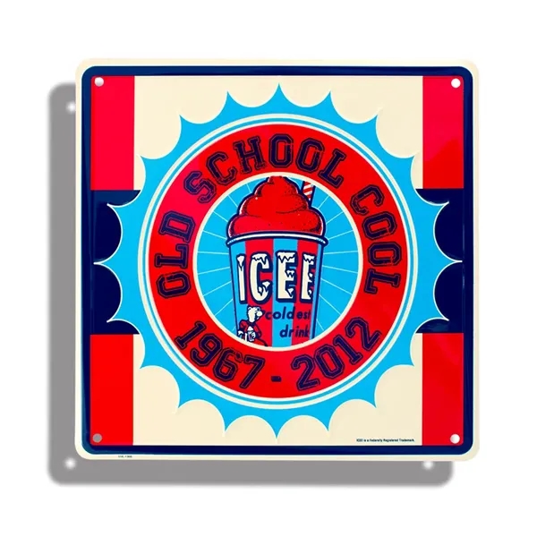 12" x 12" custom embossed aluminum caution sign.... from ASI 50120 Dixie Seal & Stamp Co Inc / Dixiline