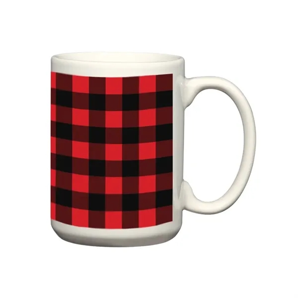 15 oz. mug that's offered in two color schemes... from ASI 61125 Hit Promotional Products / Hit®