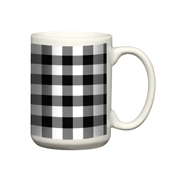 15 oz. mug that's offered in two color schemes... from ASI 61125 Hit Promotional Products / Hit®