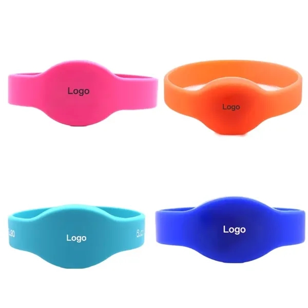Digital business smart NFC silicone wristband - style 1 plus 1... from ASI 37218 Athena Promo (tm)